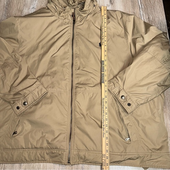 Polo Ralph Lauren Men’s Bomber Jacket With Hoodie Weather Protection Lined 4XB - Picture 13 of 16